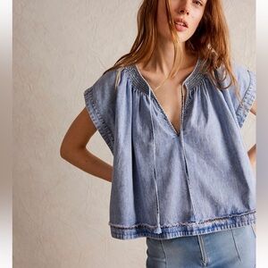 Free People We the Free Front to Back Top